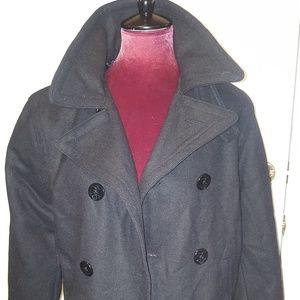 Old navy small black peacoat